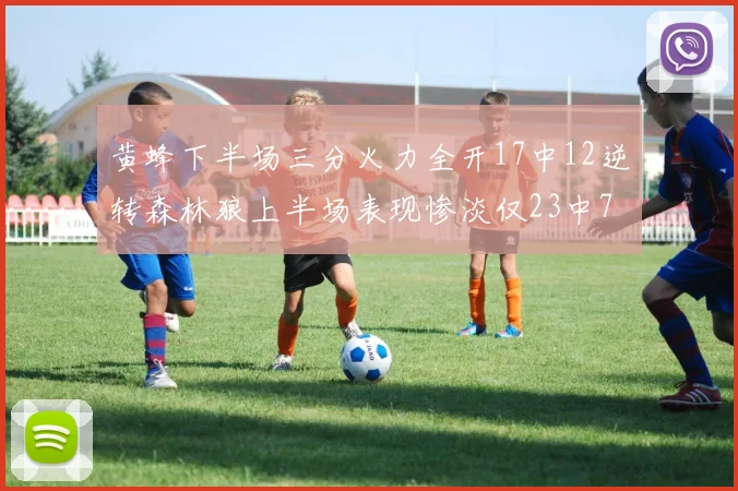 黄蜂下半场三分火力全开17中12逆转森林狼上半场表现惨淡仅23中7